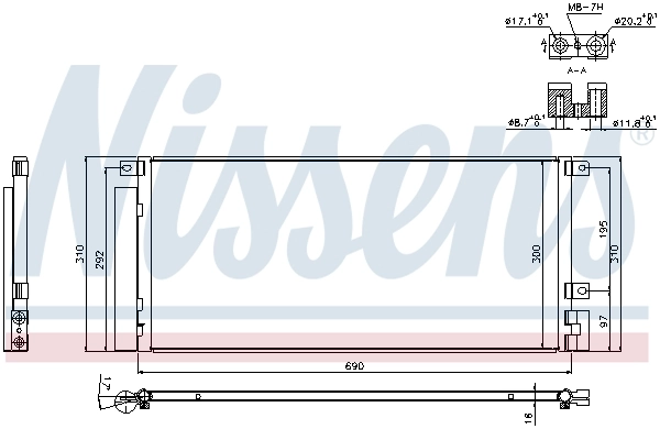 940388 Nissens Конденсатор