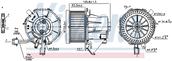 Моторчик пічки Nissens 87215