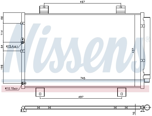 Конденсатор кондиціонера TYC 606TY2090 ціна, від 50.67 USD