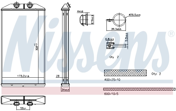 Купити 42569370 Fiat/Alfa/Lancia Теплообмінник