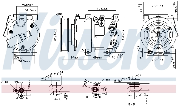 Насос кондиціонера Nissens 890899