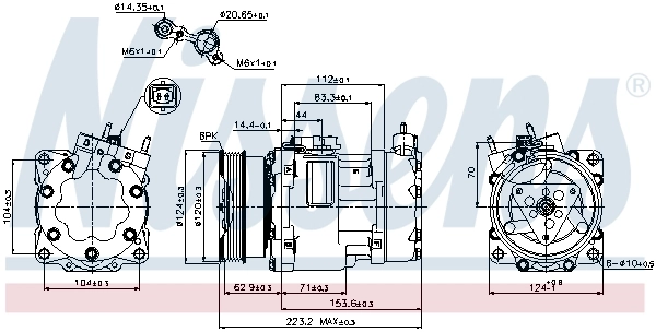 Насос кондиціонера Nissens 89178