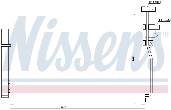 940010 Nissens Конденсатор