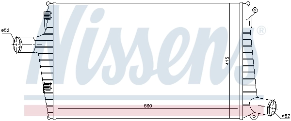 Інтеркулер 96635 Nissens