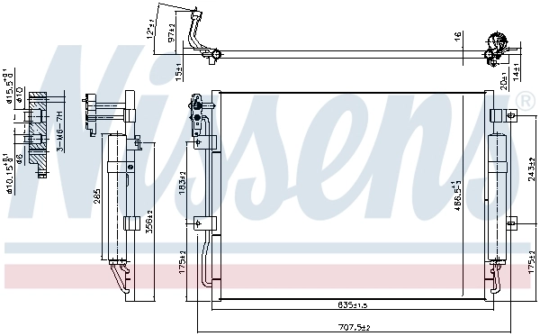 940406 Nissens Конденсатор