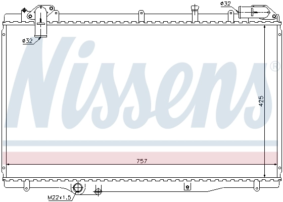 Радіатор 63791 Nissens