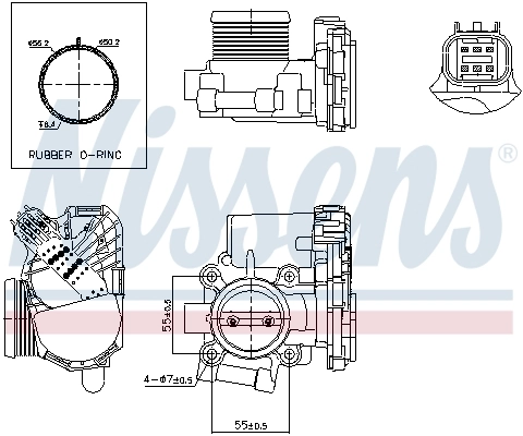 Дросільна заслінка HTB1009 Hotaru
