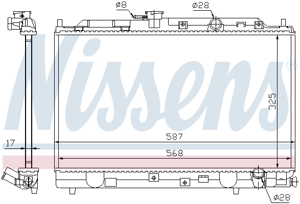 Радіатор 62269 Nissens