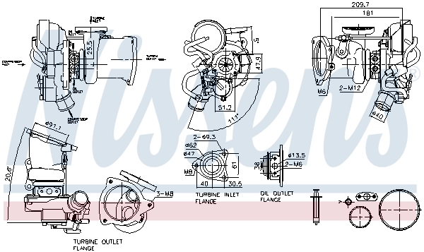 Турбіна Standard TBC661 ціна, від 208.57 USD