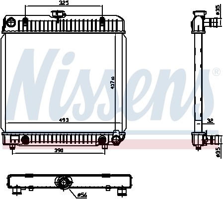 Радіатор 62740 Nissens