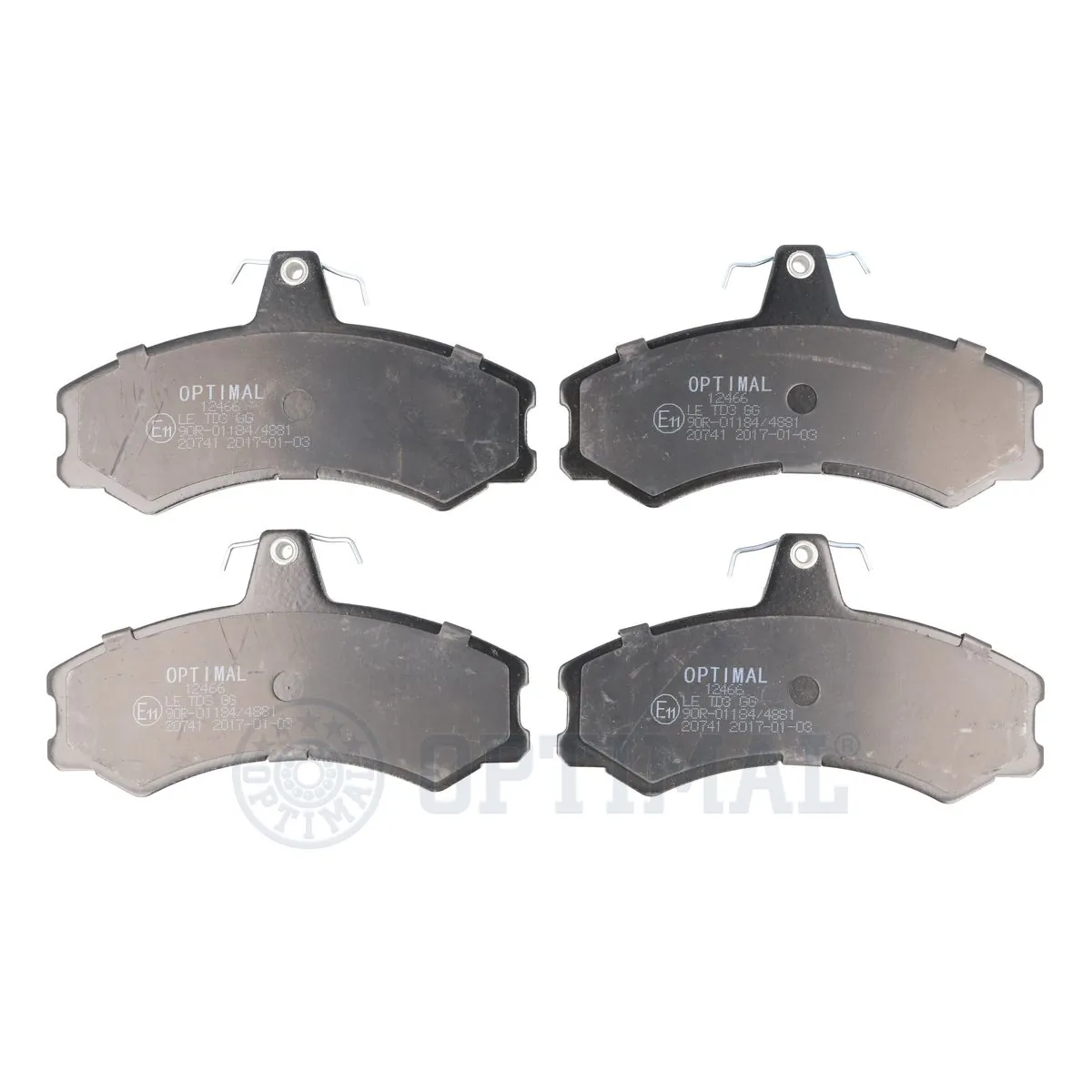Передні тормозні колодки 500028835 Iveco