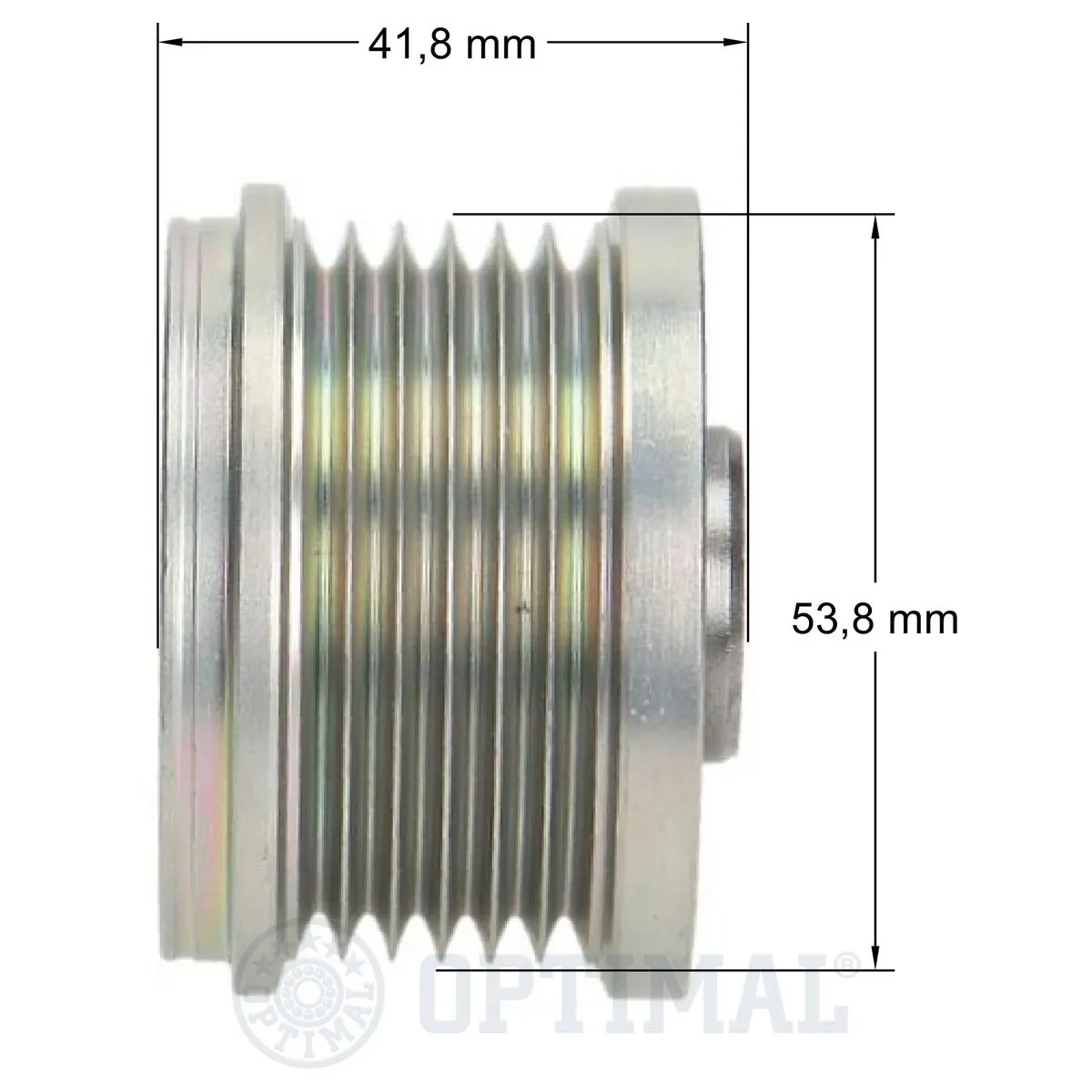 Інерційний шків Optimal F51048 ціна, від 28.69 USD
