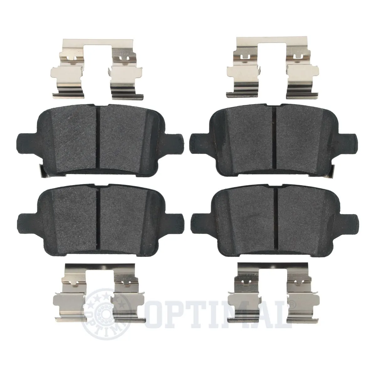 BP12744 Optimal Колодки гальмівні задні, дискові