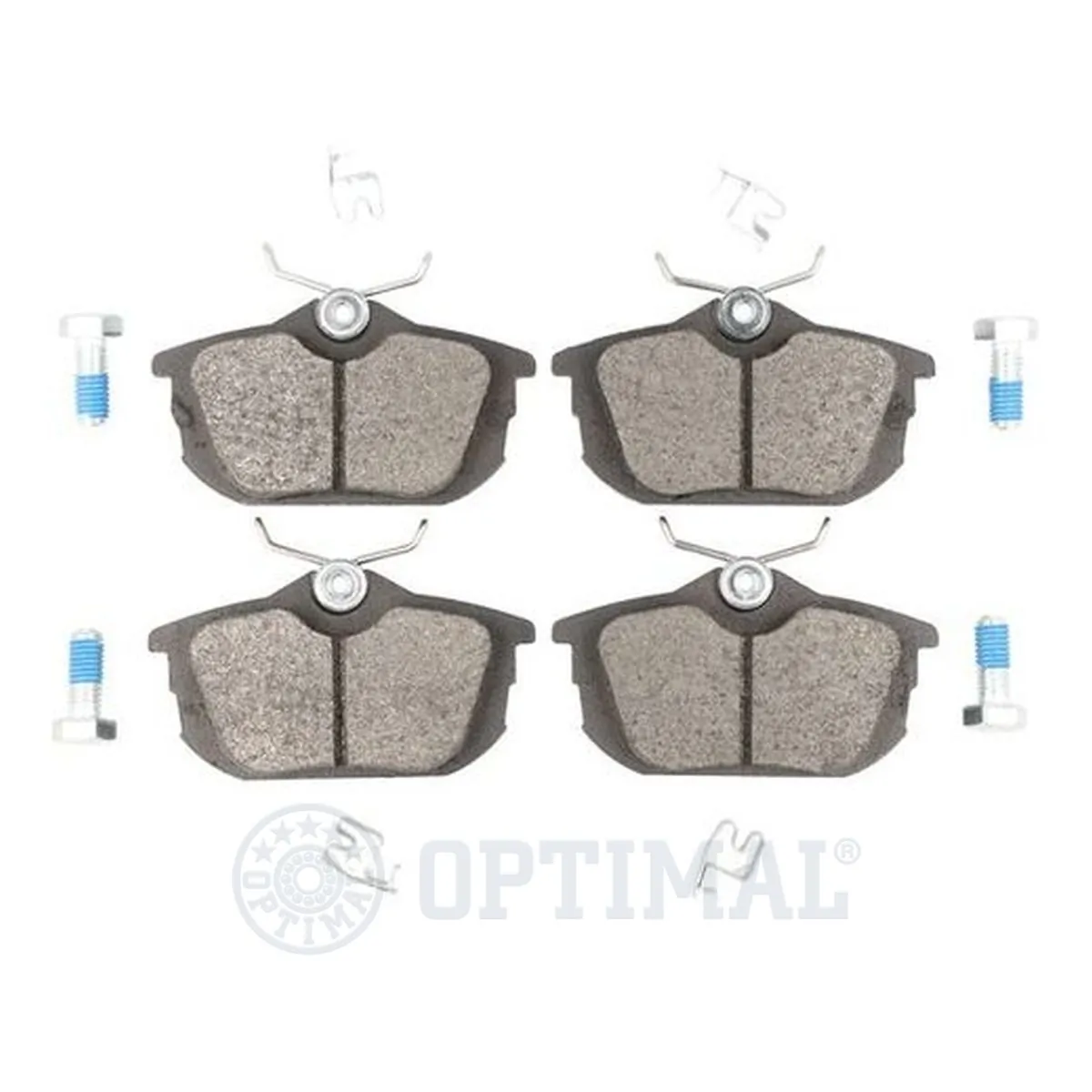 10208 Optimal Колодки гальмівні задні, дискові