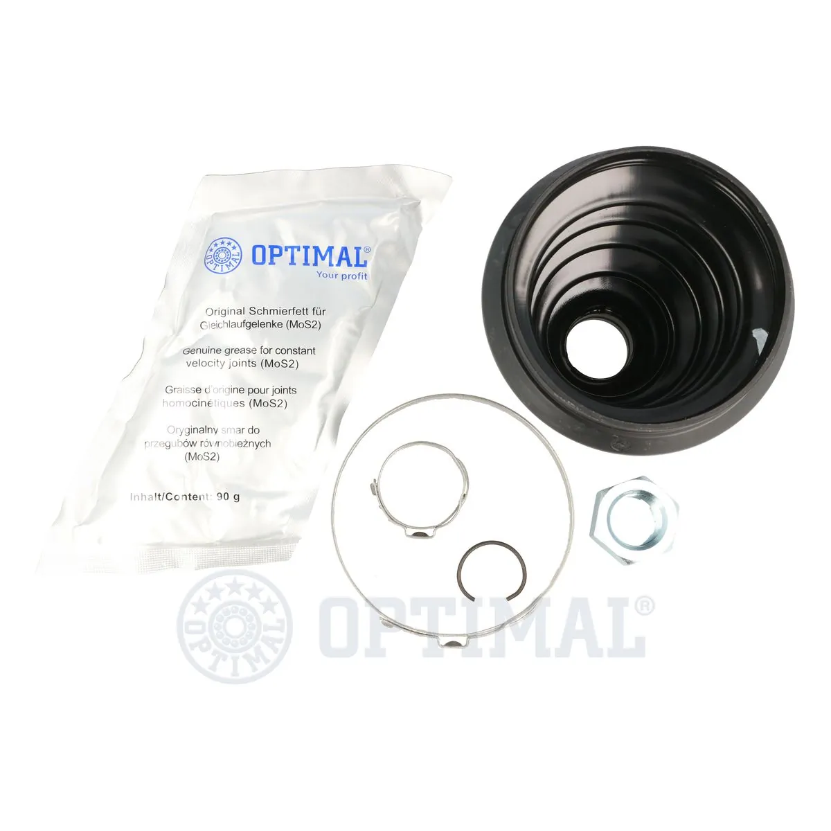 CVB10616TPE Optimal Пильник ШРУСа зовнішній, передній піввісі