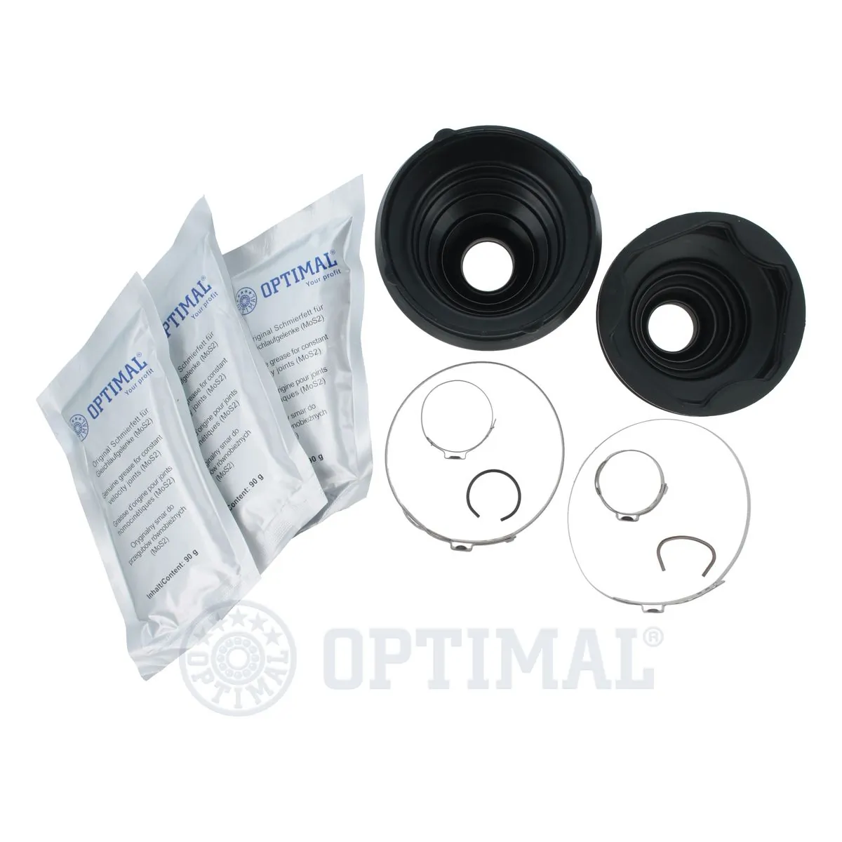 CVB10777SET Optimal Пильники ШРУСів передній піввісі, комплект