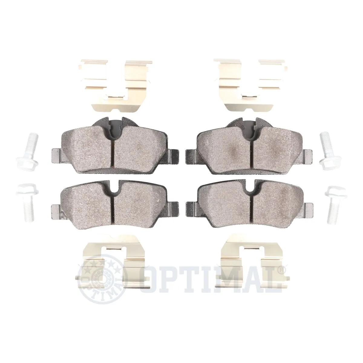 BP12710 Optimal Колодки гальмівні задні, дискові