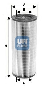 Елемент повітряного фільтра Alpha Filter AF0109 ціна, від 6.67 USD