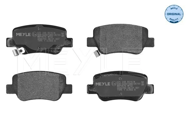 302435 VALEO Колодки гальмівні задні, дискові