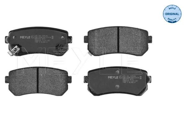 DBS3306 Hexen Колодки гальмівні задні, дискові