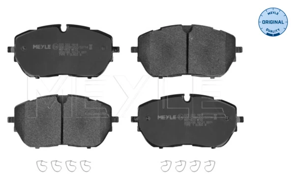 Передні тормозні колодки 1612373080 Peugeot/Citroen