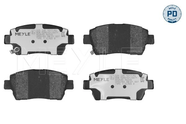 Гальмівні колодки Mintye MP463E ціна, від 12.45 USD