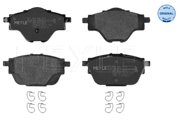 302428 VALEO Колодки гальмівні задні, дискові