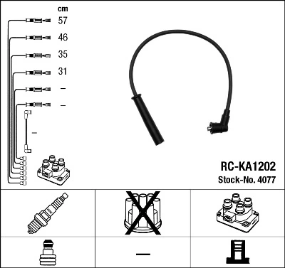 MSK937 Magneti Marelli Проводи високовольтні