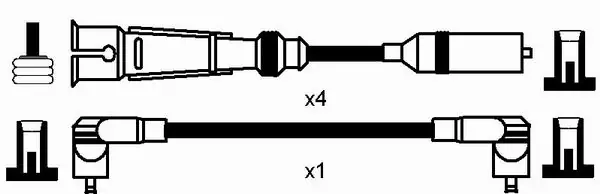 Високовольтні дроти MSK749 Magneti Marelli