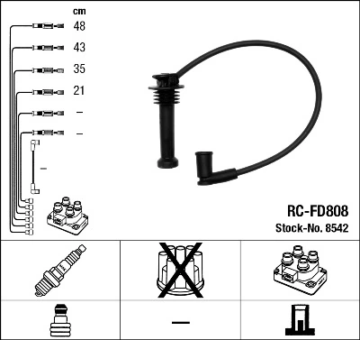 Високовольтні дроти MSK787 Magneti Marelli