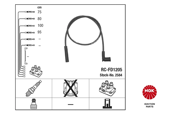Дроти запалювання Sentech 8529 ціна, від 27.35 USD