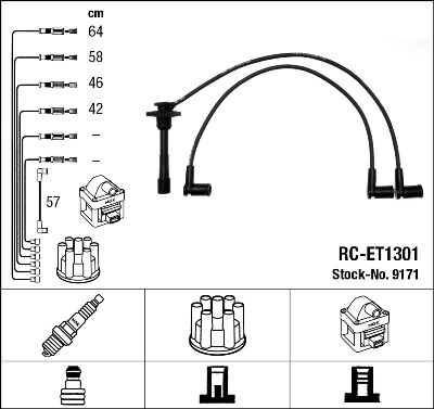 Високовольтні дроти 8179 Sentech