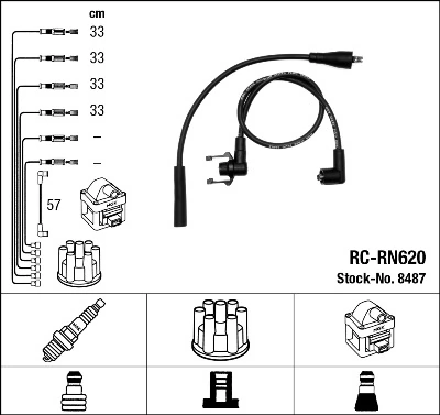 9091921162 Toyota Проводи високовольтні