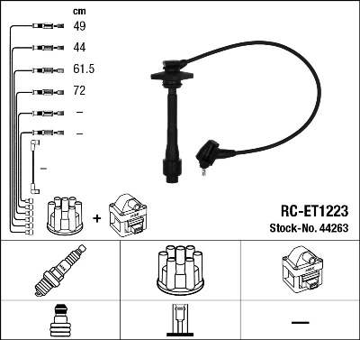 PEF023 Parts-Mall Проводи високовольтні