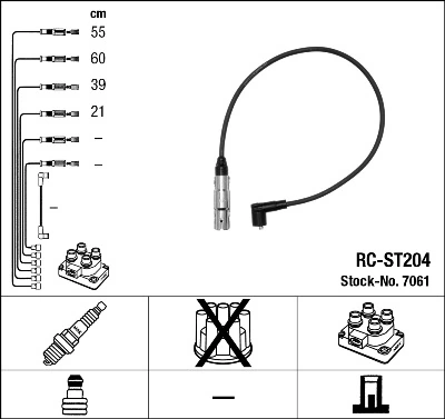 Дроти запалювання Asam 05849 ціна, від 35.89 USD