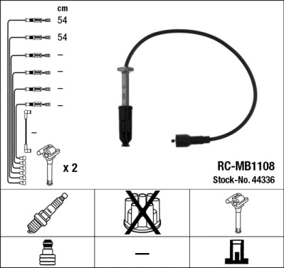MSK654 Magneti Marelli Проводи високовольтні