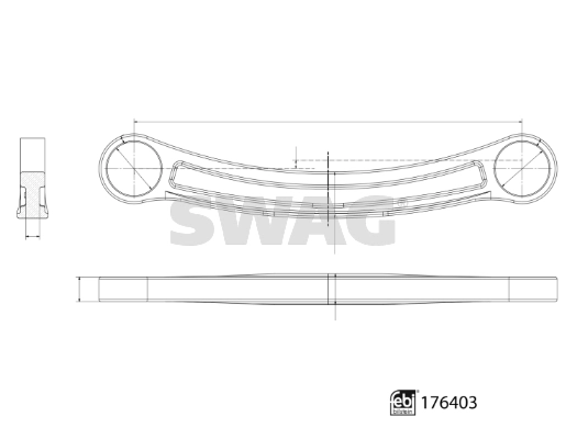 Верхній важіль задньої підвіски лівий Swag 33103518 ціна, від 25.20 USD