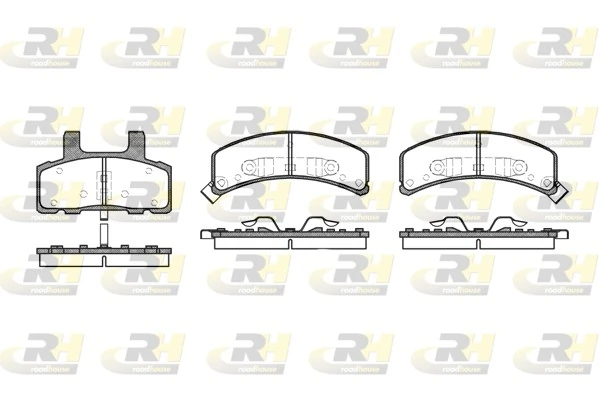 Гальмівні колодки Chrysler 04874866AB ціна, від 32.18 USD