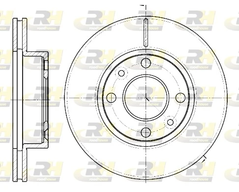 Гальмівні диски передні 192241 Maxgear