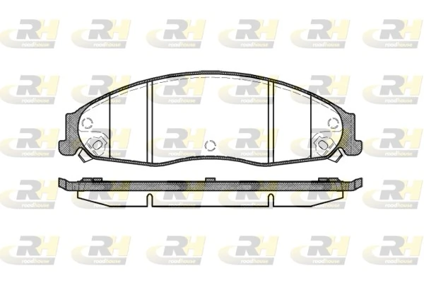 Передні тормозні колодки 88967250 General Motors