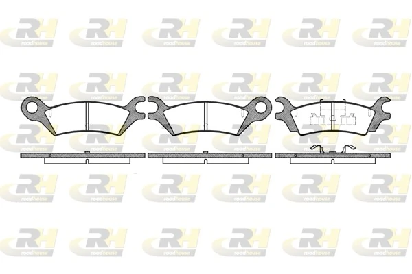 Купити H01049280C Mazda Задні колодки