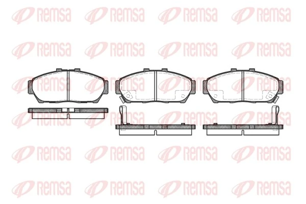 Гальмівні колодки Nissan/Infiniti AY040HN013 ціна, від 9.33 USD