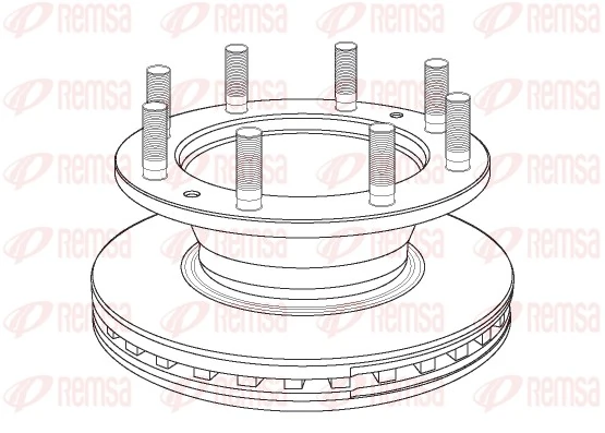 Диск переднього гальма Ford 5022670 ціна, від 139.60 USD