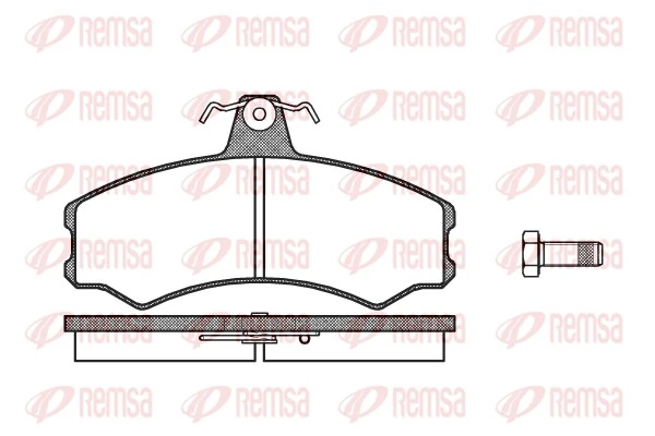 Передні тормозні колодки 500028835 Iveco