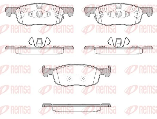 Передні тормозні колодки 04465K0010 Toyota