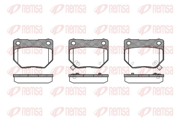 Задні гальмівні колодки Mintye MP3639 ціна, від 12.64 USD