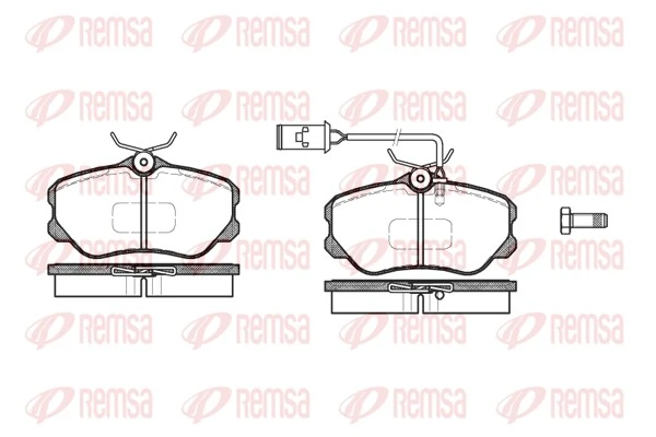 Передні тормозні колодки 795428 Fiat/Alfa/Lancia