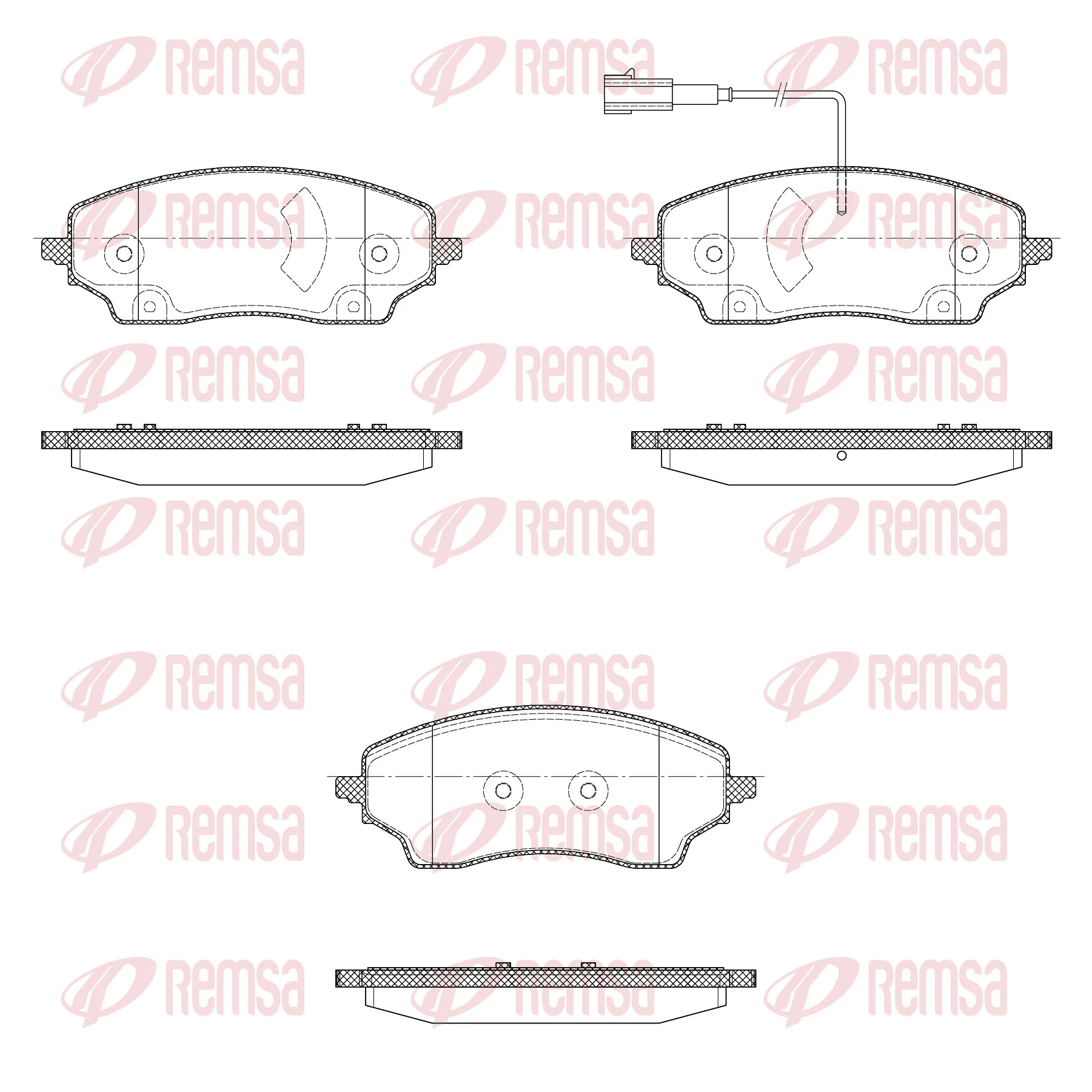 Задні гальмівні колодки Fiat/Alfa/Lancia 77369188 ціна, від 54.49 USD