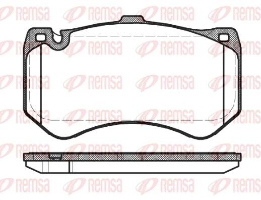 Купити 74207120 Mercedes Колодки гальмівні передні, дискові