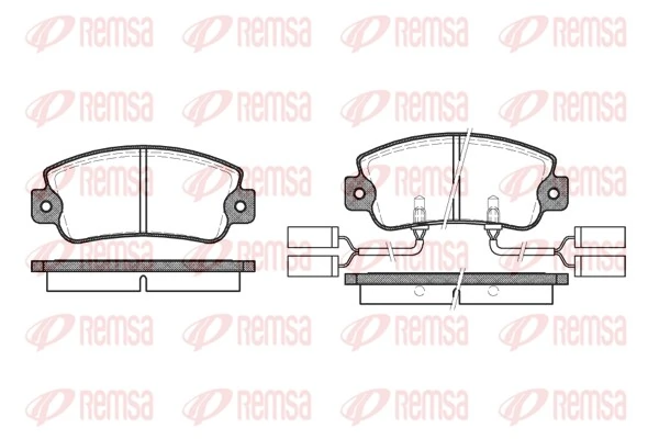60750464 Fiat/Alfa/Lancia Передні гальмівні колодки